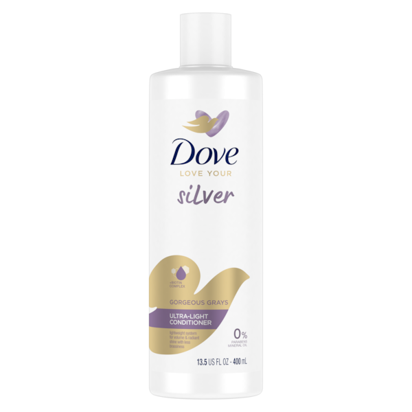 Dove - Love Your Silver Gorgeous Greys Sulfate-Free Conditioner - 13.5 Fl Oz (400ml) — image 1 — Meeshop Pakistan