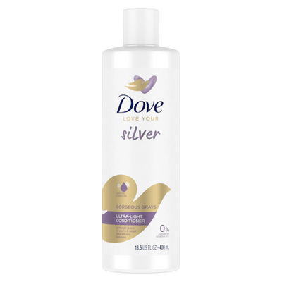 Dove - Love Your Silver Gorgeous Greys Sulfate-Free Conditioner - 13.5 Fl Oz (400ml)