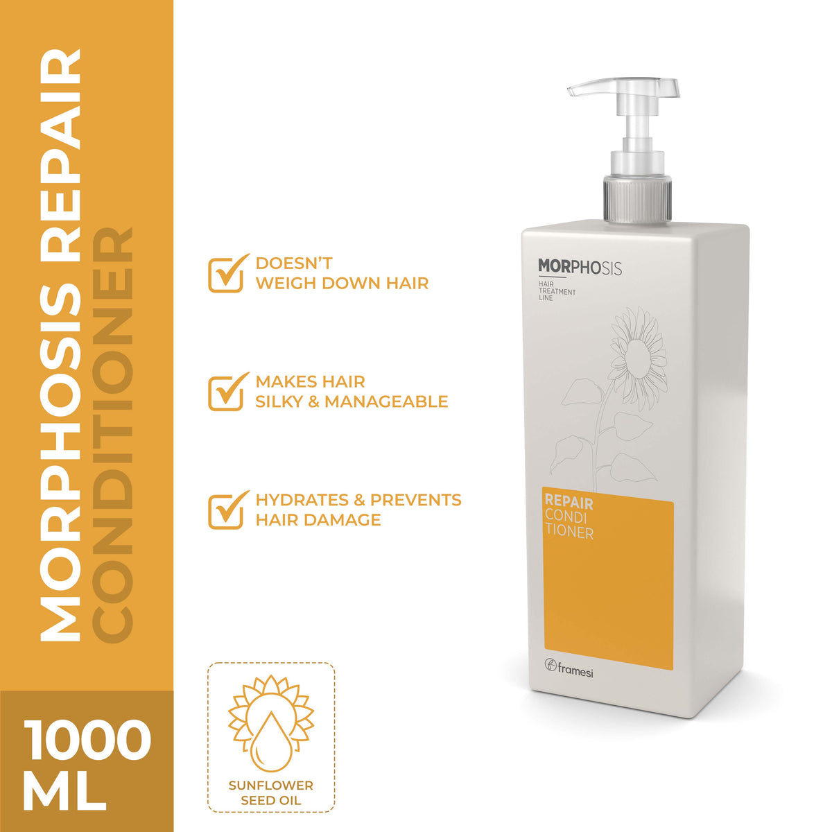 Framesi - Morphosis Repair Conditioner 1000 ml — image 1 — Meeshop Pakistan