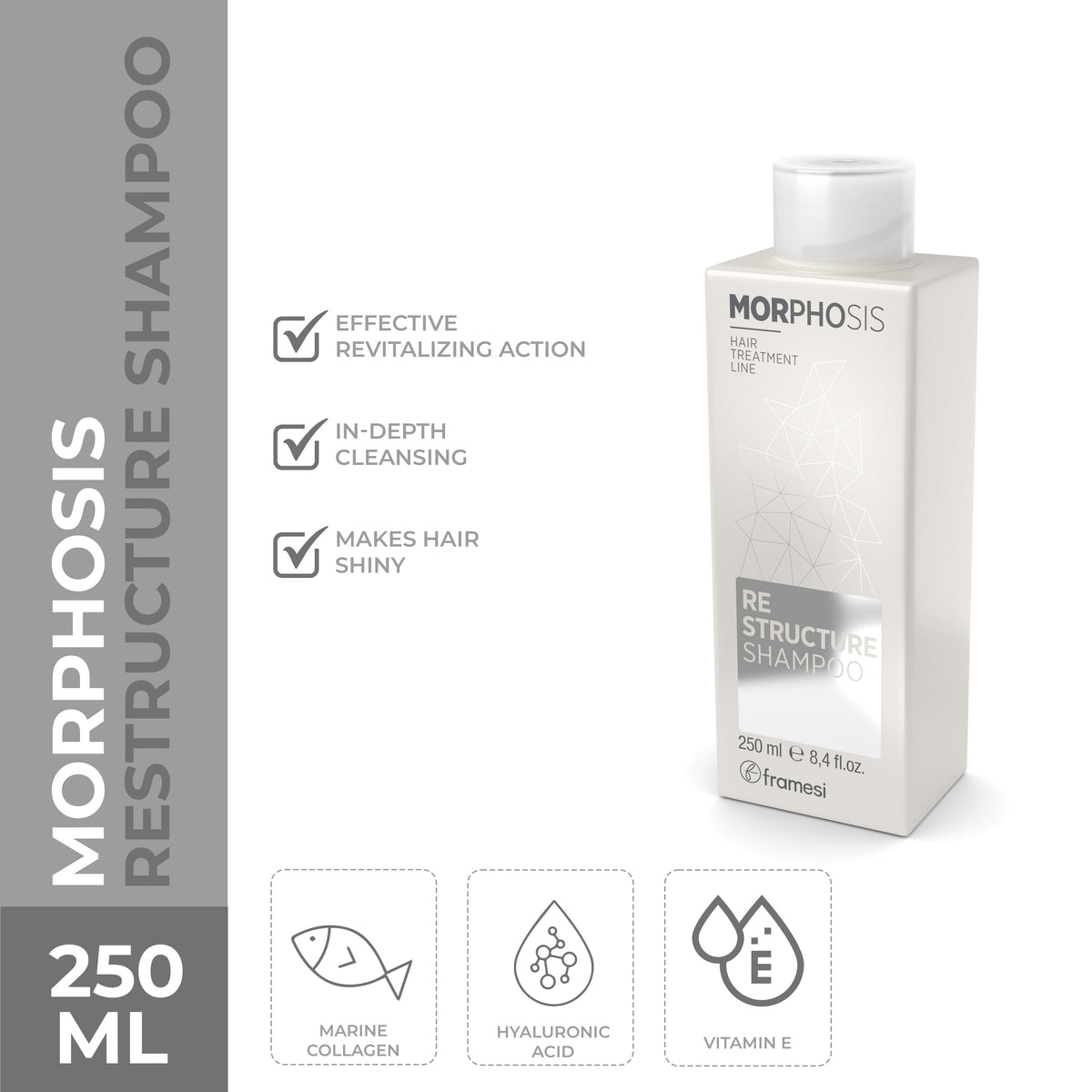 Framesi - Morphosis Restructure Shampoo 250 ML — image 1 — Meeshop Pakistan