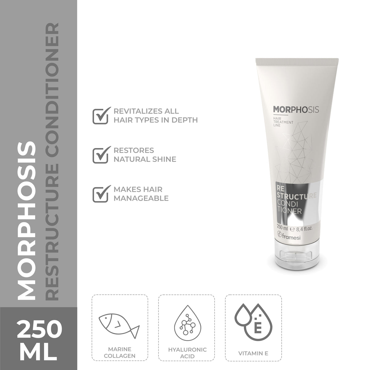 Framesi - Morphosis Restructure Conditioner - 250ml — image 1 — Meeshop Pakistan