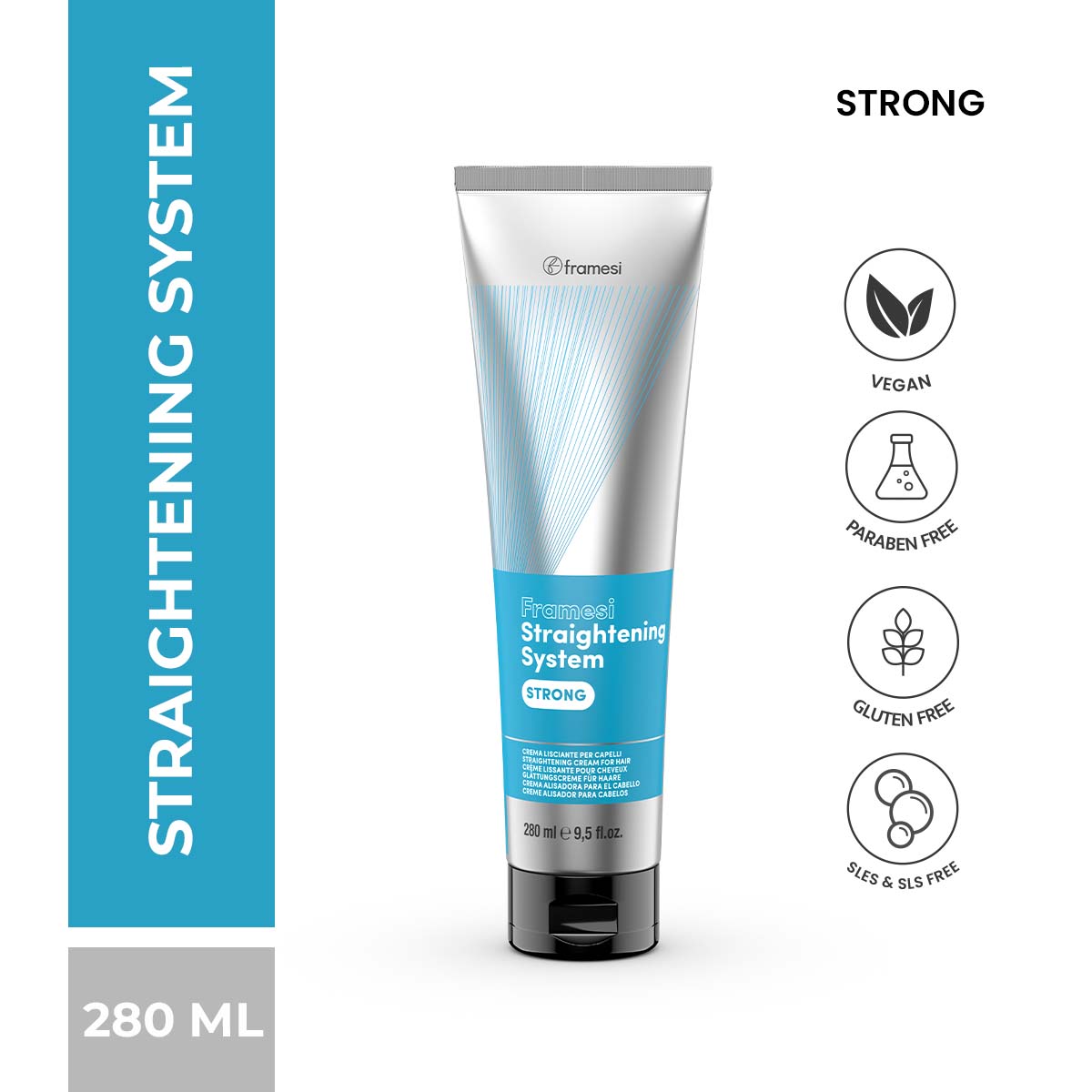Framesi - Straightening System Strong - 280ml — image 1 — Meeshop Pakistan