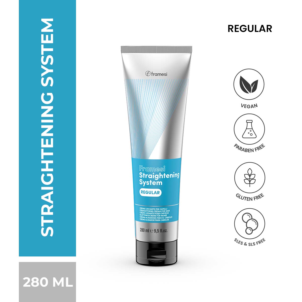 Framesi - Straightening System Regular - 280ml — image 1 — Meeshop Pakistan