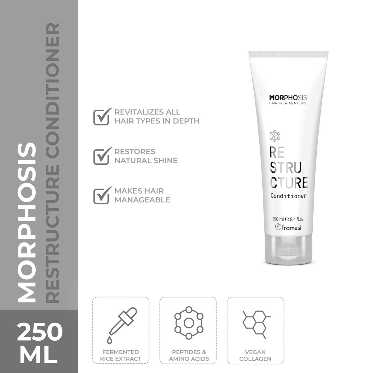 Framesi - Morphosis Restructure Conditioner - 250ml — image 1 — Meeshop Pakistan