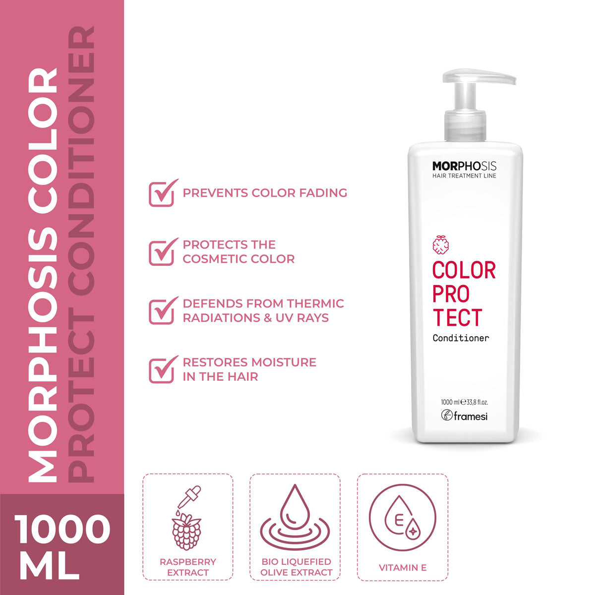 Framesi - Morphosis Color Protect Conditioner - 1000ml — image 1 — Meeshop Pakistan