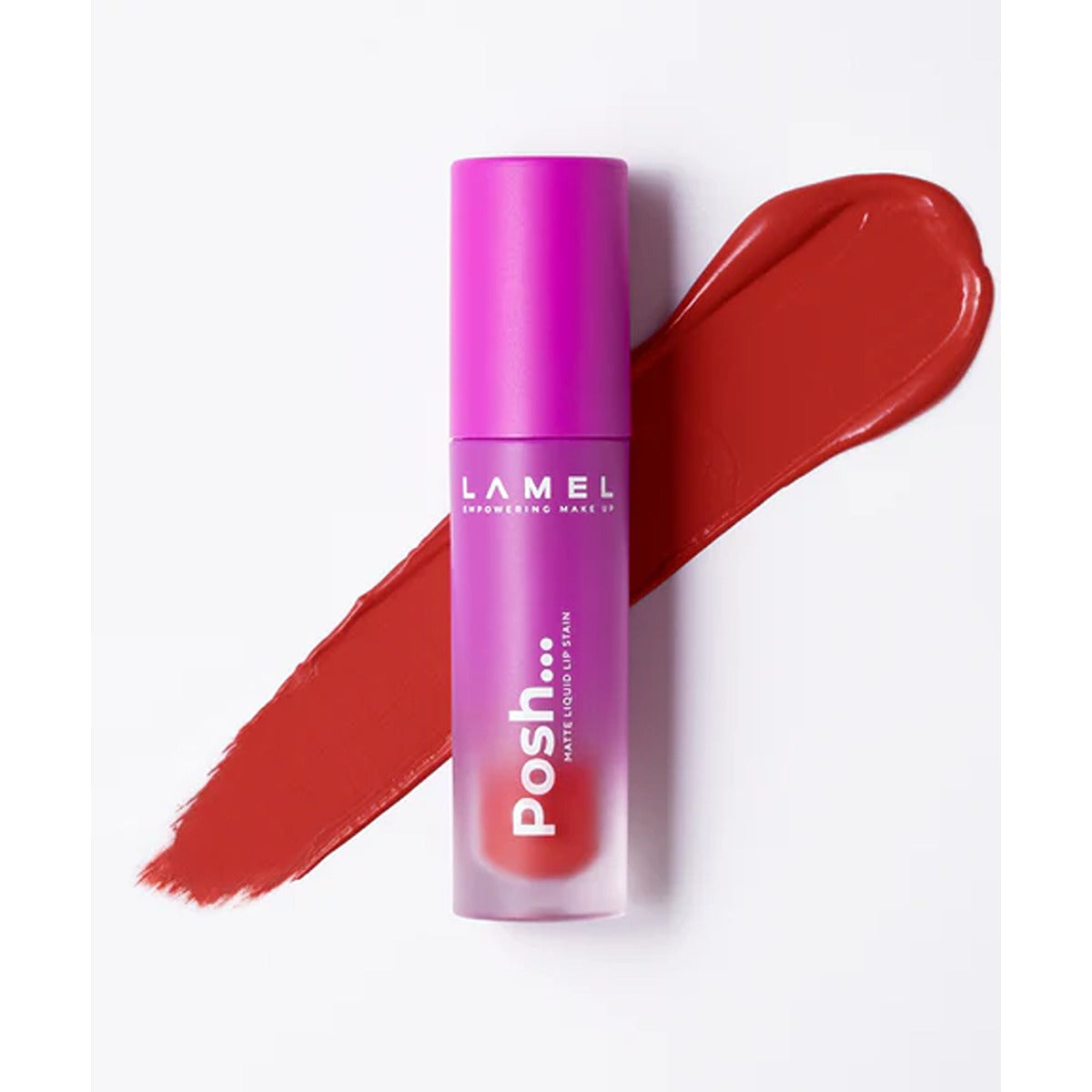 Lamel - Posh Matte Liquid Lip Stain - 406 Ruby Red — image 1 — Meeshop Pakistan