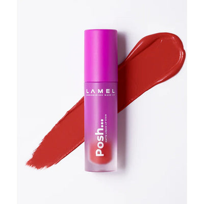 Lamel - Posh Matte Liquid Lip Stain - 406 Ruby Red
