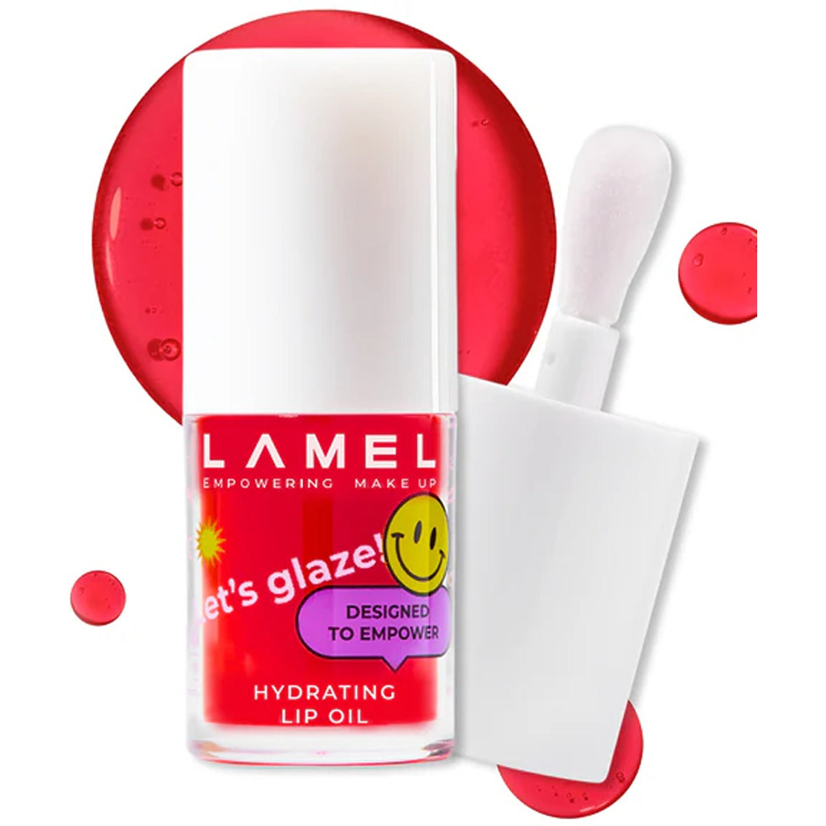 Lamel - Hydrating Lip Oil LET`S GLAZE - 403 Sweet Cherry — image 1 — Meeshop Pakistan