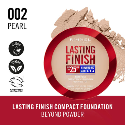 Rimmel London - Lasting Finish Compact Powder Foundation - 002 Pearl