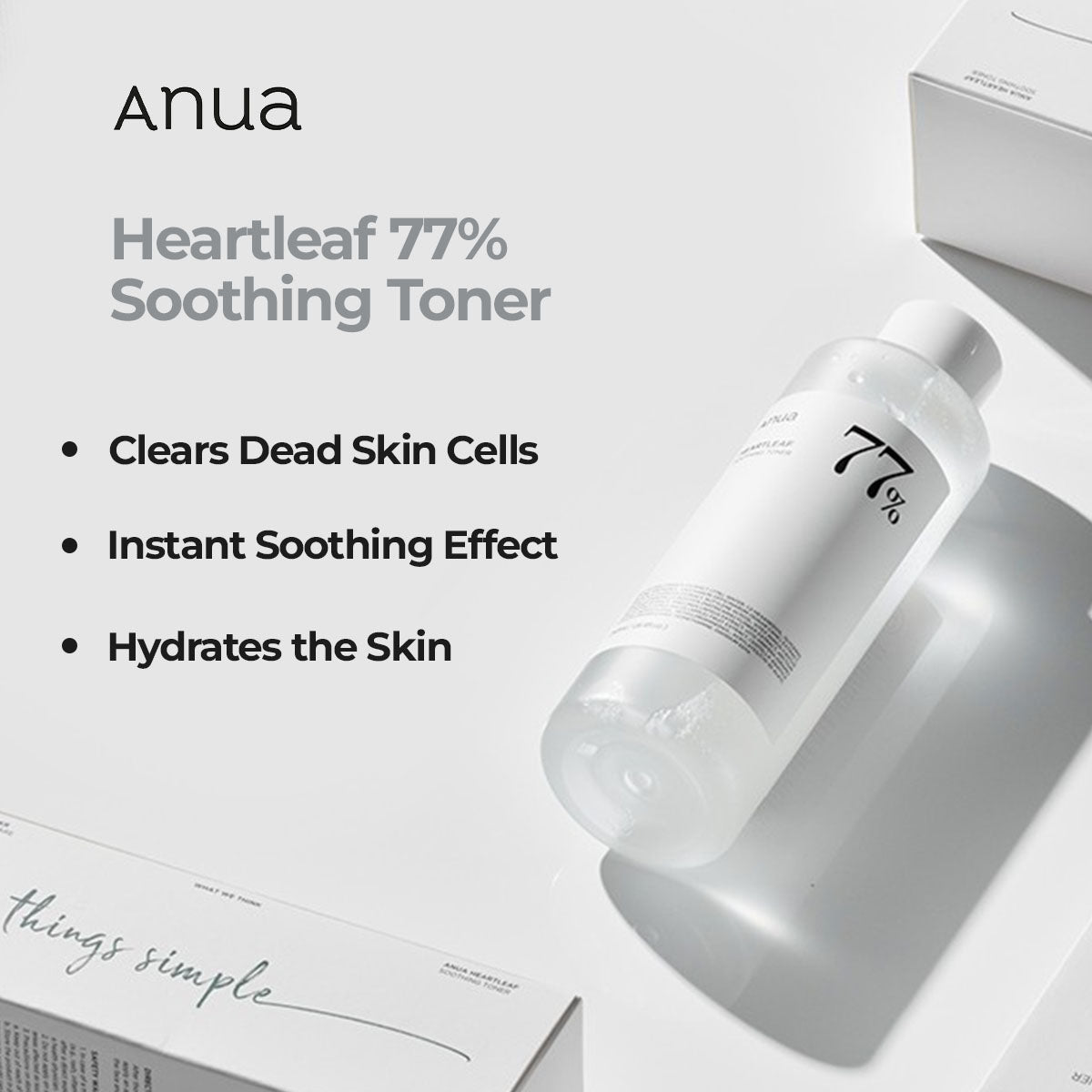 Anua - Heartleaf 77% Soothing Toner - 40ml — image 1 — Meeshop Pakistan