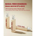 K-Secret - Seoul 1988 Essence Snail Mucin 97 + Rice - 100ml