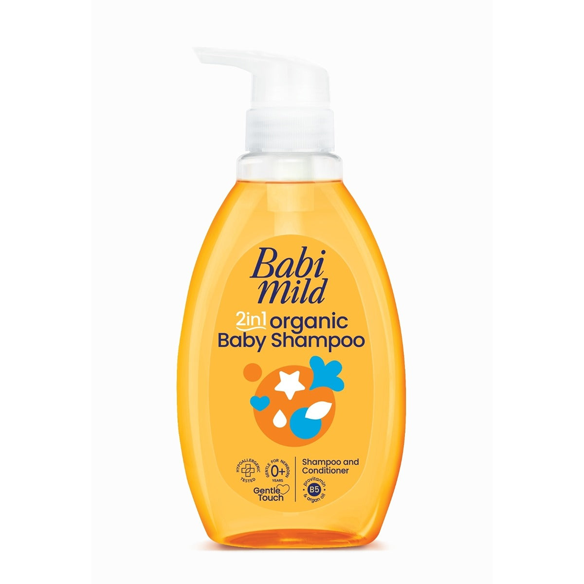 Babi Mild - 2 In 1 Organic Baby Shampoo - 380ml — image 1 — Meeshop Pakistan