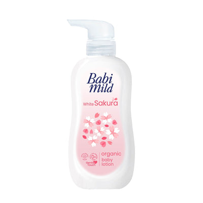 Babi Mild - White Sakura Organic Baby Lotion - 350ml