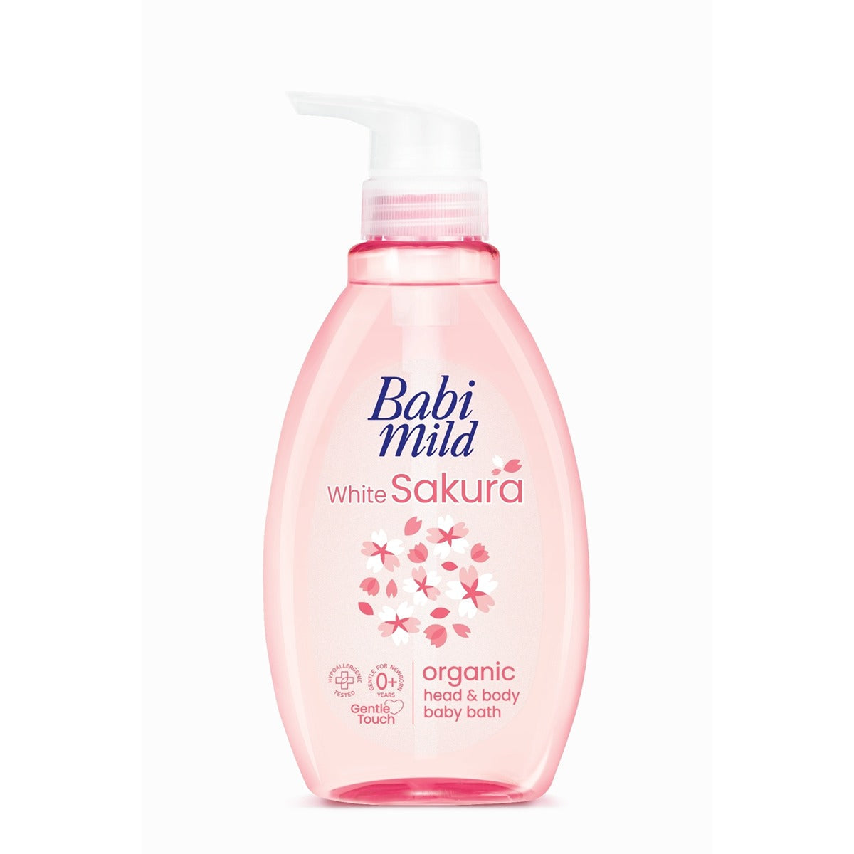 Babi Mild - White Sakura Organic Head & Body Baby Bath - 380ml — image 1 — Meeshop Pakistan