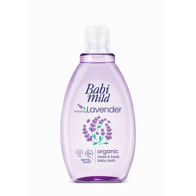 Babi Mild - Relaxing Lavender Organic Head & Body Baby Bath - 180ml