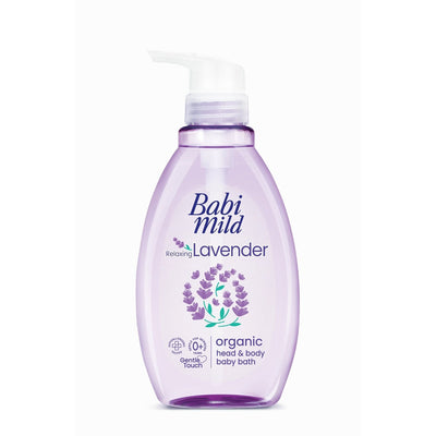 Babi Mild - Relaxing Lavender Organic Head & Body Baby Bath - 380ml