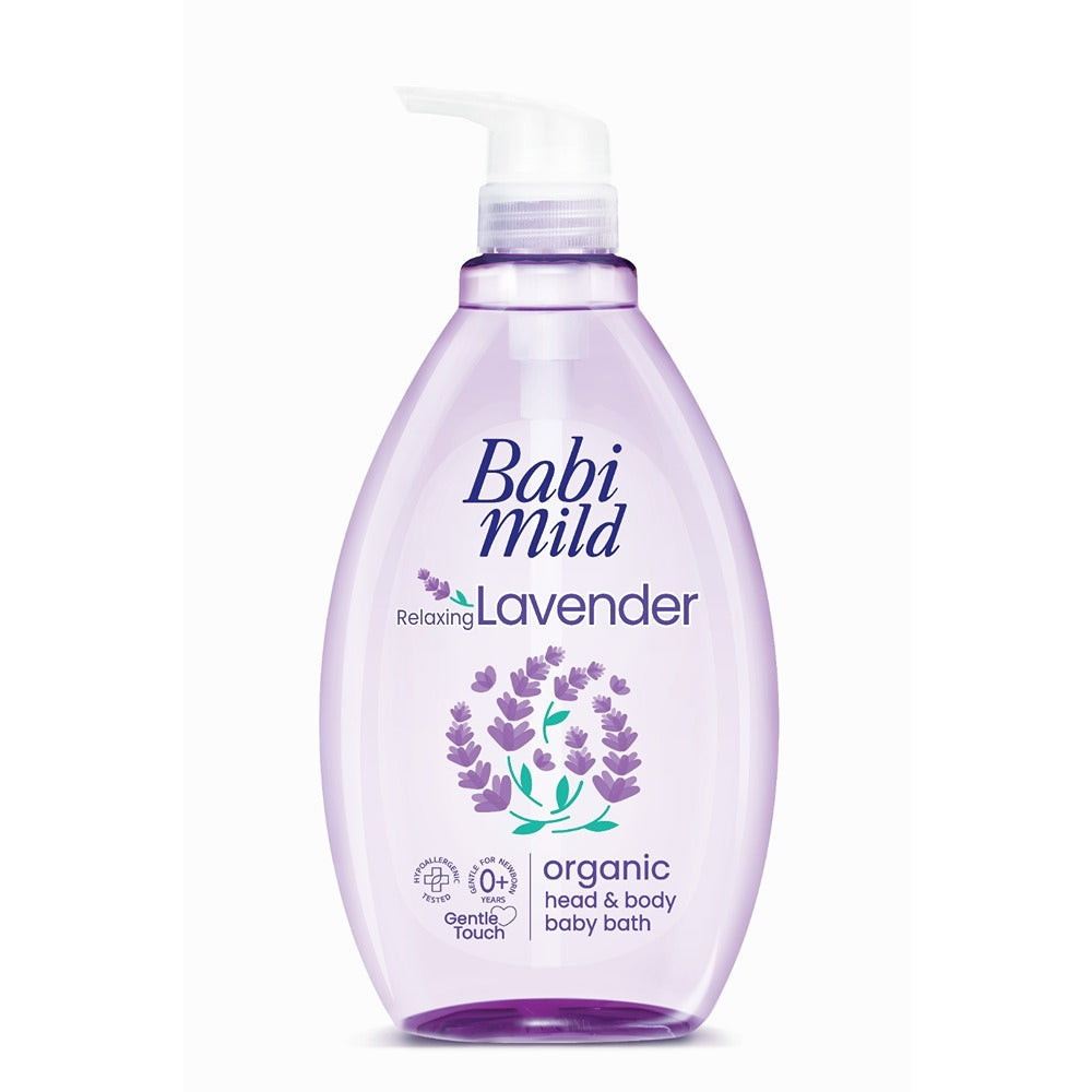 Babi Mild - Relaxing Lavender Organic Head & Body Baby Bath - 800ml — image 1 — Meeshop Pakistan