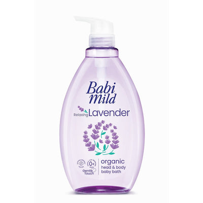 Babi Mild - Relaxing Lavender Organic Head & Body Baby Bath - 800ml