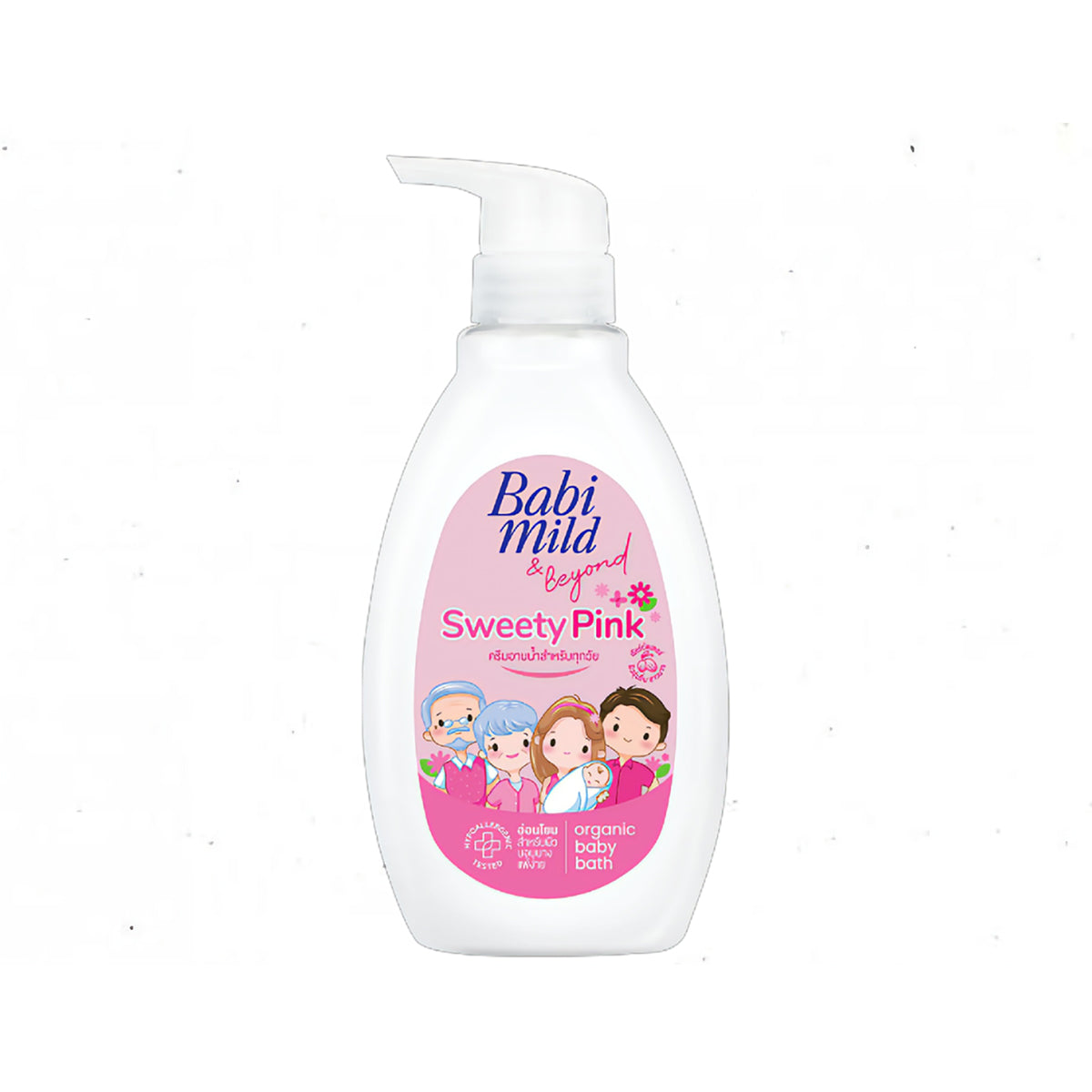 Babi Mild - Sweety Pink Head And Body Bath - 380ml — image 1 — Meeshop Pakistan