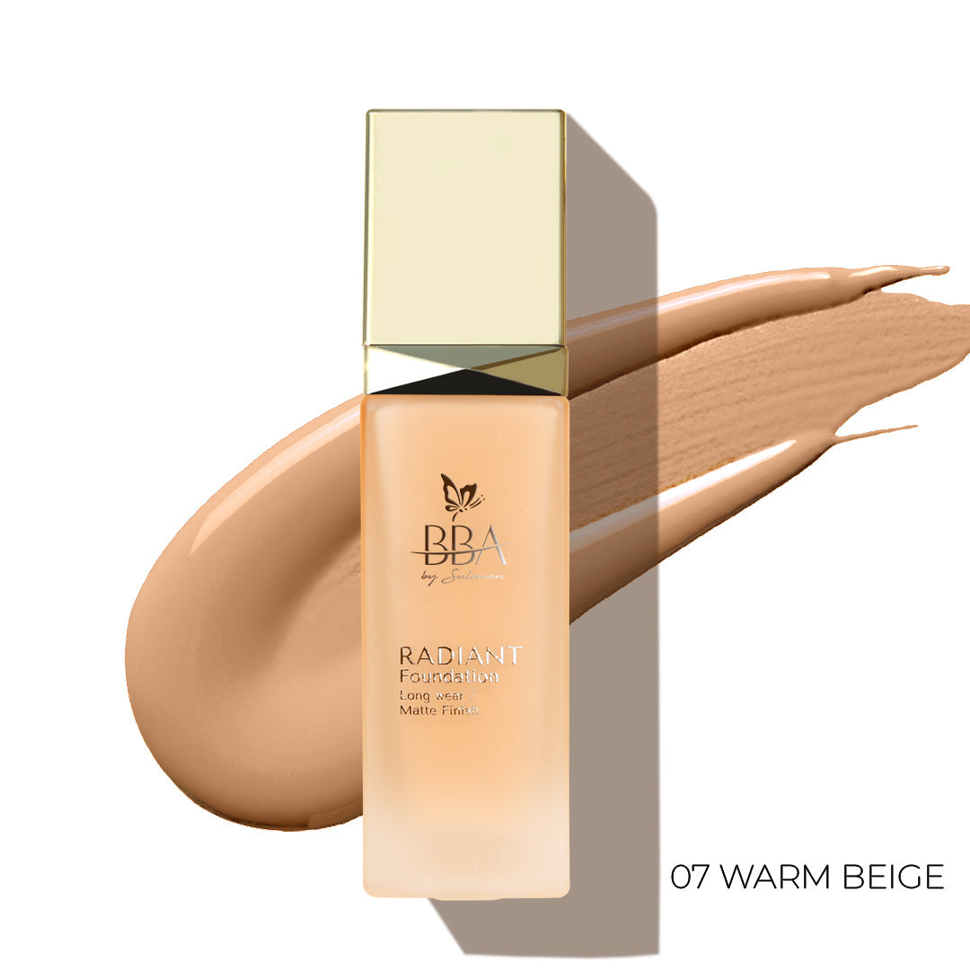 BBA By Suleman - Radiant Foundation - 7 Warm Beige — image 1 — Meeshop Pakistan