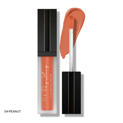 BBA By Suleman - All Day Long Liquid Matte Lipstick - 04 Peanut