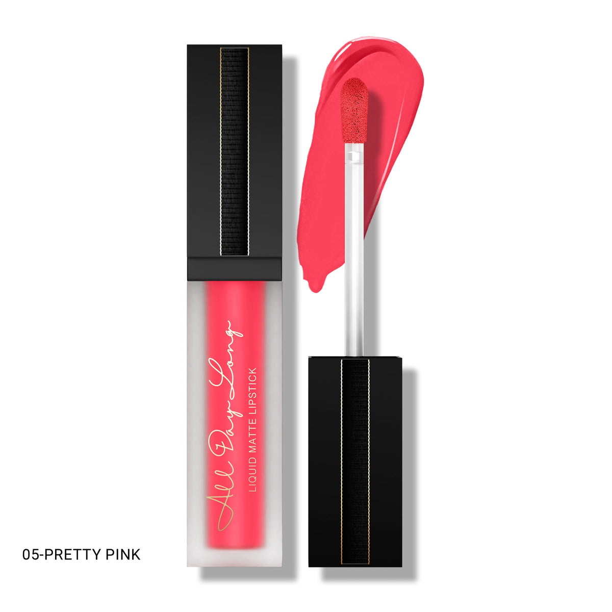 BBA By Suleman - All Day Long Liquid Matte Lipstick - 05 Pretty Pink — image 1 — Meeshop Pakistan