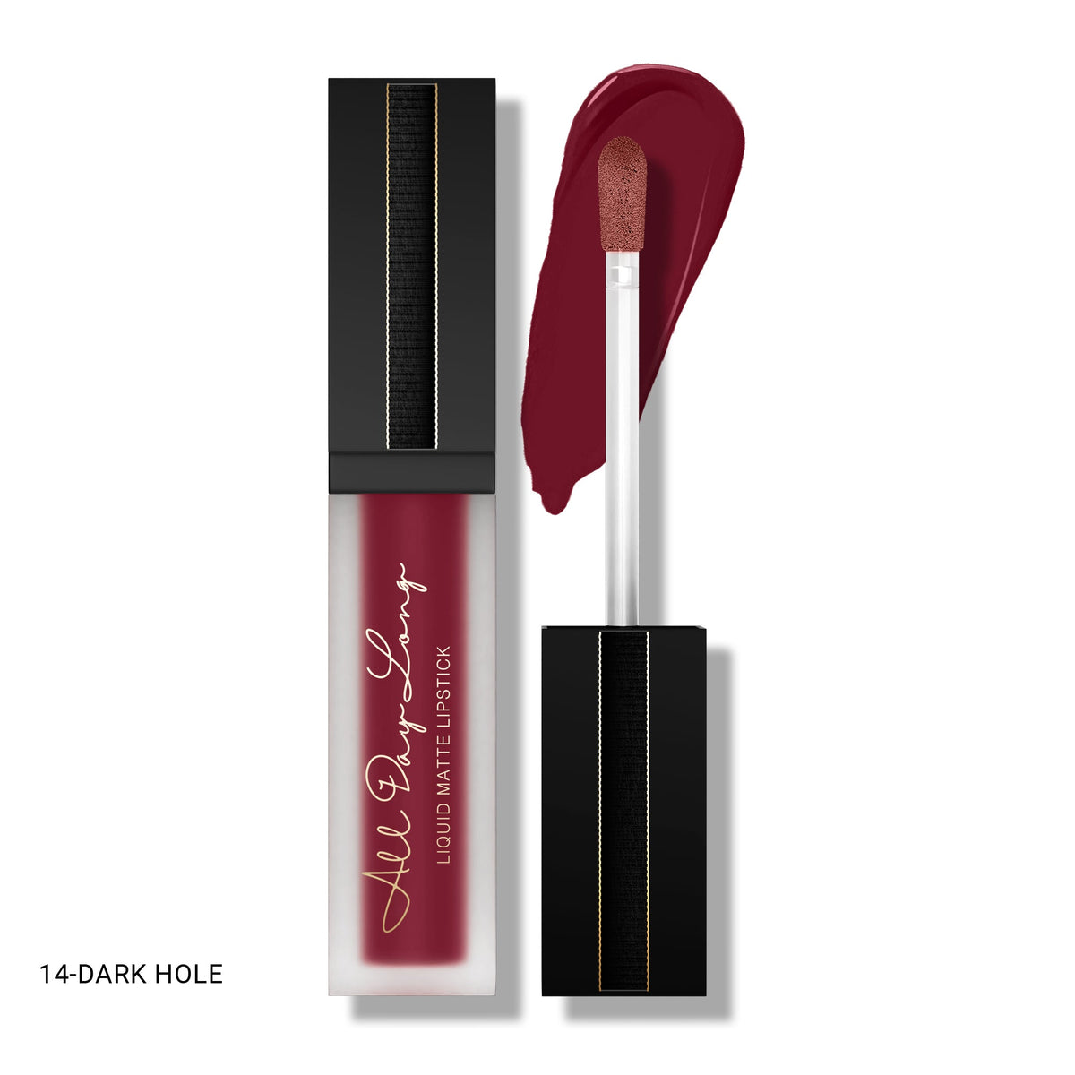 BBA By Suleman - All Day Long Liquid Matte Lipstick - 14 Dark Hole — image 1 — Meeshop Pakistan