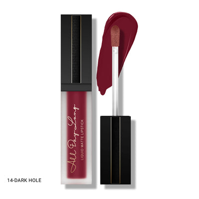 BBA By Suleman - All Day Long Liquid Matte Lipstick - 14 Dark Hole