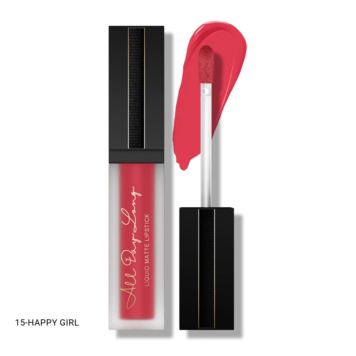 BBA By Suleman - All Day Long Liquid Matte Lipstick - 15 Happy Girl — image 1 — Meeshop Pakistan