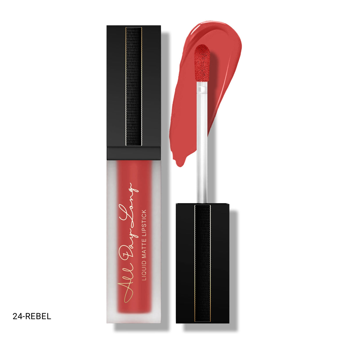 BBA By Suleman - All Day Long Liquid Matte Lipstick - 24 Rebel — image 1 — Meeshop Pakistan