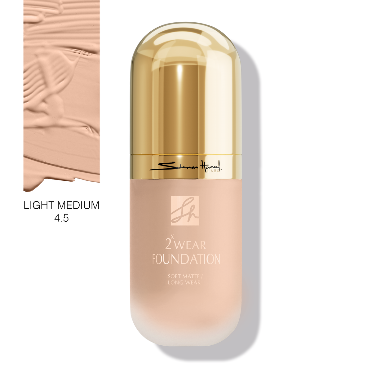 BBA By Suleman - Sh 2x Wear Liquid Foundation - Light Medium 4.5 — image 1 — Meeshop Pakistan