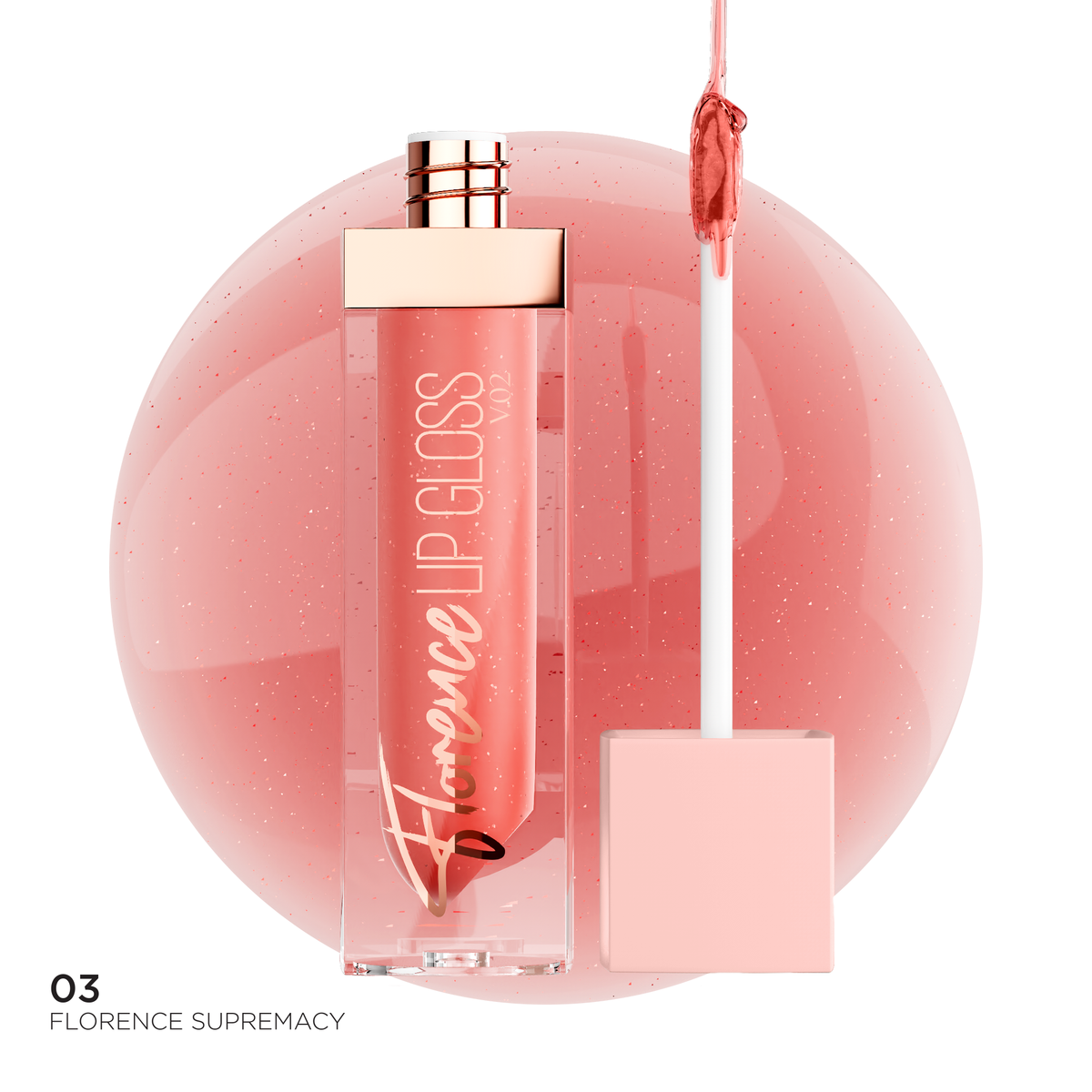 BBA By Suleman - Florence V.02 Lip Gloss - 03 Florence Supremacy — image 1 — Meeshop Pakistan