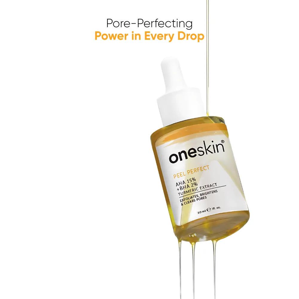 Oneskin - Peel Perfect AHA 15% + BHA 2%, Turmeric Extract - 30ml — image 1 — Meeshop Pakistan