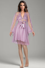 BLS - Babette Silk And Lace Nighty - Rose view 1