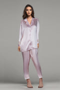 BLS - Beulah Silk Pajama Set - Powder Pink