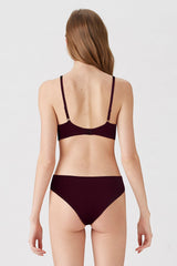 BLS - Breathable Lace Panty - Burgundy view 2
