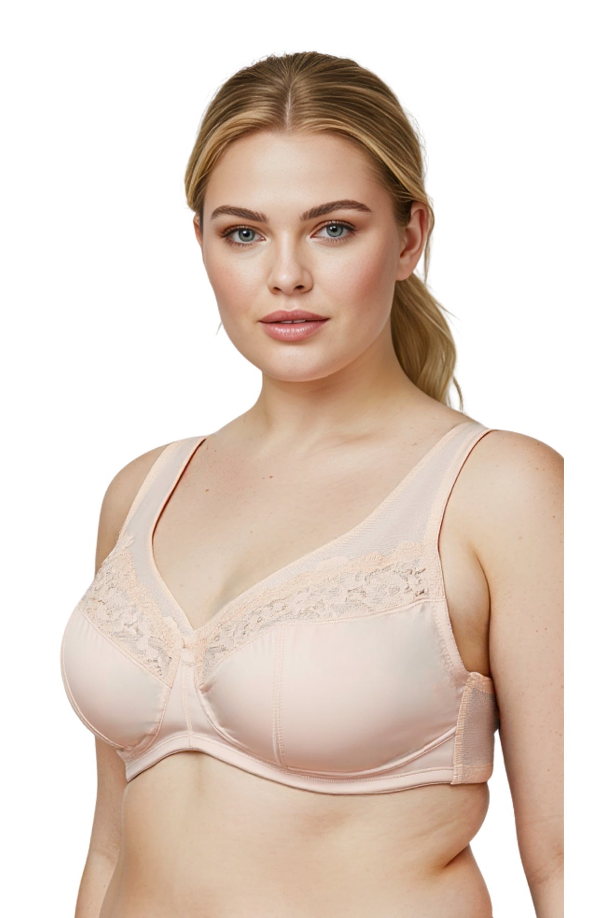 BLS - Daisy Non Padded Minimizer Bra - Beige — image 1 — Meeshop Pakistan