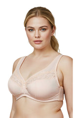 BLS - Daisy Non Padded Minimizer Bra - Beige view 1