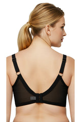 BLS - Daisy Non Padded Minimizer Bra - Black view 2