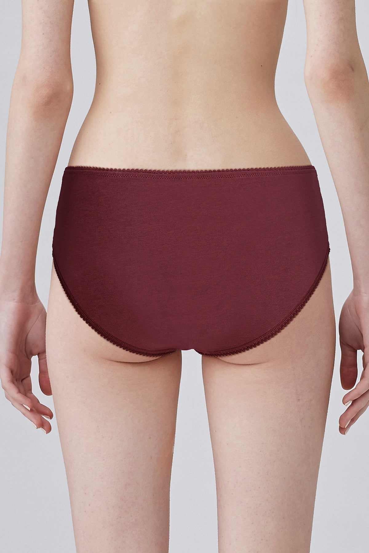 BLS - Papillon Cotton Panty - Burgundy — image 2 — Meeshop Pakistan