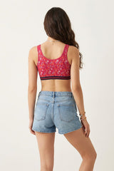 BLS - Alizee Non Wired And Non Padded Cotton Crop Top view 2