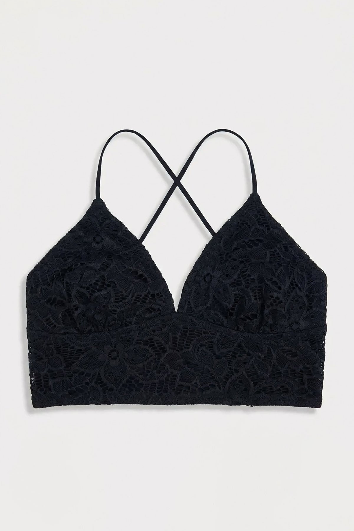 BLS - Belle Non Padded Lace Bralette - Black — image 3 — Meeshop Pakistan