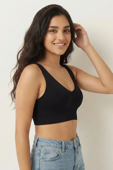 BLS - Big Girl Non Wired And Padded Bra - Black view 2