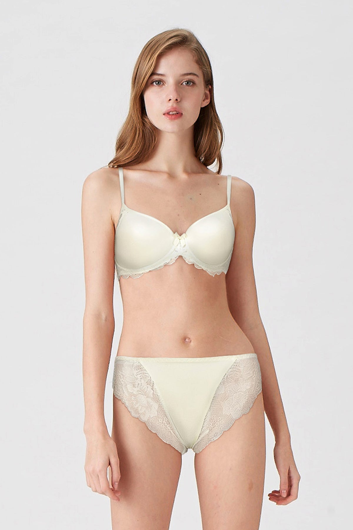 BLS - Breathable Wired And Light Padded Bra - Ivory — image 1 — Meeshop Pakistan