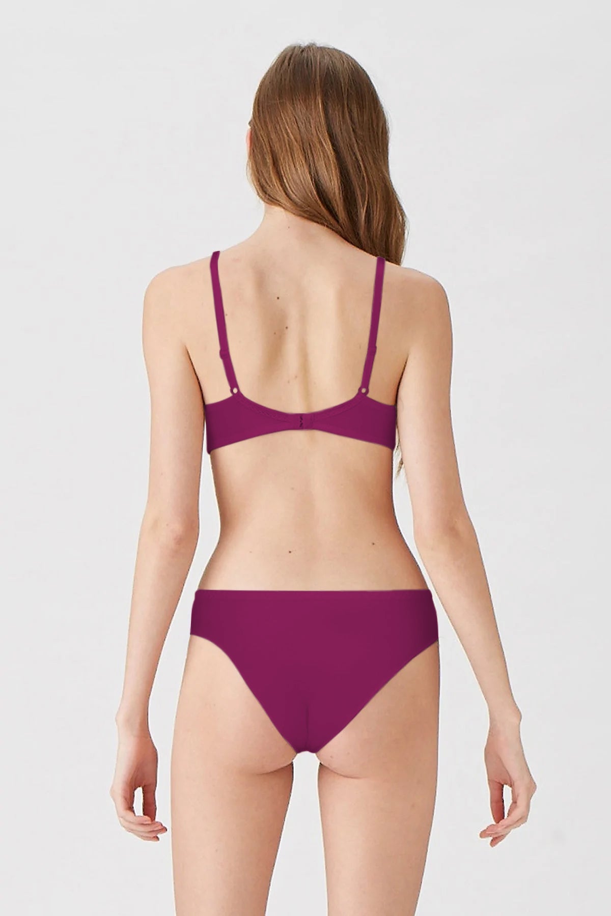 BLS - Breathable Wired And Light Padded Bra - Ruby — image 2 — Meeshop Pakistan