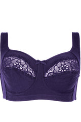 BLS - Cece Non Wired And Non Padded Cotton Bra - Blue view 1