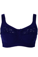 BLS - Clarise Non Wired And Non Padded Cotton Bra - Blue view 1
