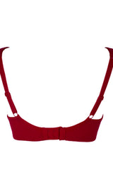 BLS - Clarise Non Wired And Non Padded Cotton Bra - Burgundy view 2