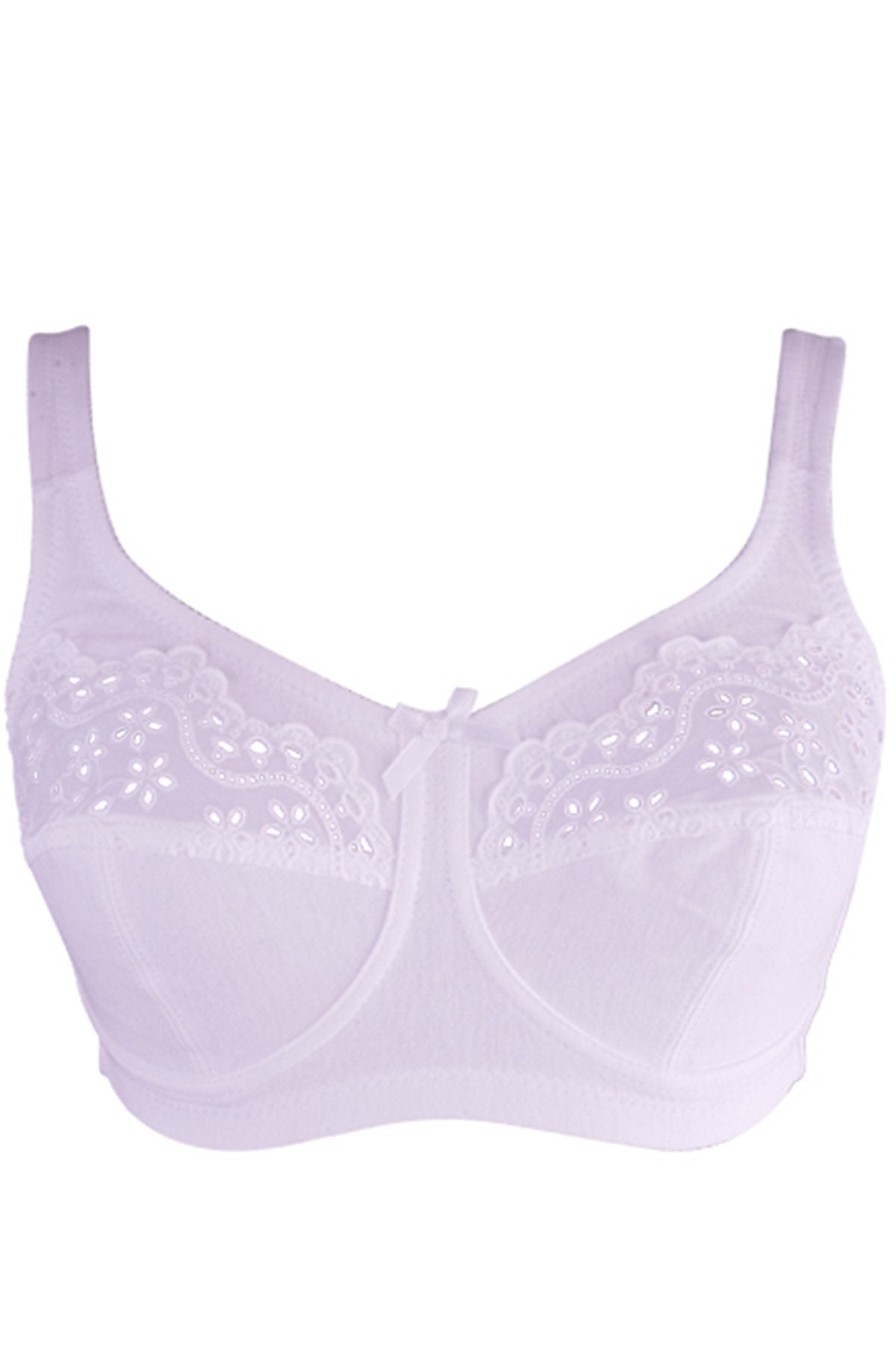 BLS - Clarise Non Wired And Non Padded Cotton Bra - White — image 1 — Meeshop Pakistan