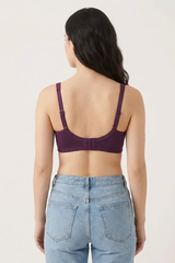BLS - Calantha Non Wired And Non Padded Cotton Bra - Purple view 2